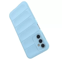 Samsung Galaxy A14 5G Telefontok - Pastel Armor - szürkéskék szilikon hátlap tok-1