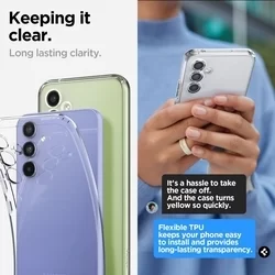 Telefontok Samsung Galaxy A54 5G - SPIGEN LIQUID CRYSTAL CRYSTAL CLEAR TOK-10