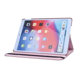 Tablettok iPad 2019 10.2 (iPad 7) - rose gold fordítható műbőr tablet tok-5