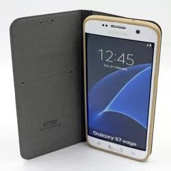 Telefontok UNIQ Kihajtható Tok Arany - Samsung Galaxy S7 Edge (8719273222461)-3