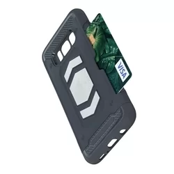 Telefontok  Samsung J530 Galaxy J5 2017  - Defender Magnetic fekete ütésálló, mágneses hátlap tok-3