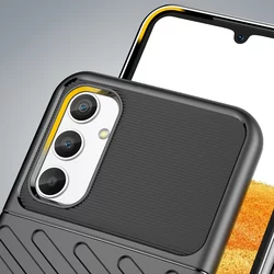 Samsung Galaxy A34 5G Telefontok - Thunder fekete ütésálló szilikon hátlap tok-3