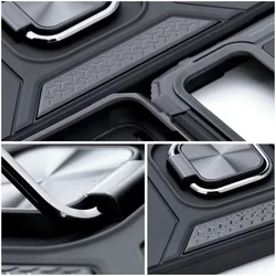 Telefontok Samsung Galaxy A33 5G - Nitro Ring Armor - fekete gyűrűs, kitámasztható, ütésálló műanyag hátlaptok-5