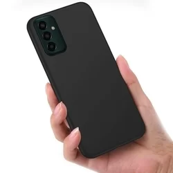 Samsung Galaxy A14 5G Telefontok - fekete szilikon tok-1