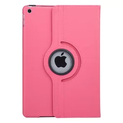 Tablettok iPad 2020 10.2 (iPad 8) - hot pink fordítható műbőr tablet tok-1