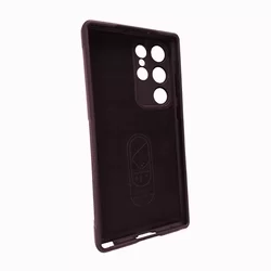 Samsung Galaxy S23 Ultra Telefontok - Pastel Armor - burgundy szilikon hátlap tok-2