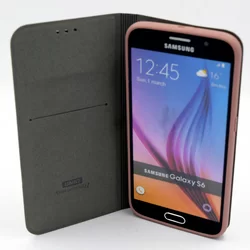 Telefontok UNIQ Rose Gold Kihajtható Tok - Samsung Galaxy S6 (8719273222416)-3