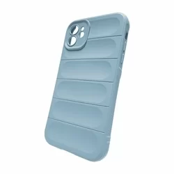 iPhone 11 Telefontok - Pastel Armor - szürkéskék szilikon hátlap tok-1