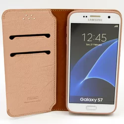 Telefontok UNIQ Rose Gold Kihajtható Tok - Samsung Galaxy S6 (8719273222560)-2