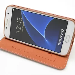 Telefontok UNIQ Rose Gold Kihajtható Tok - Samsung Galaxy S7 (8719273222140)-2