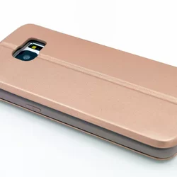 Telefontok UNIQ Rose Gold Kihajtható Tok - Samsung Galaxy S7 (8719273222294)-1