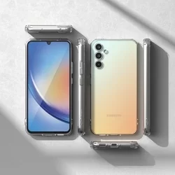 Telefontok Samsung Galaxy A34 5G - Ringke Fusion átlátszó hátlap tok-6