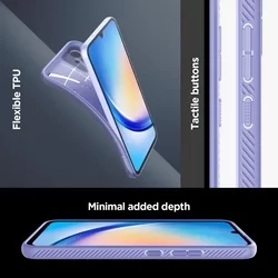 Telefontok Samsung Galaxy A34 5G - SPIGEN Liquid Air Lila tok-9