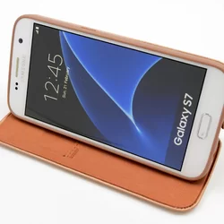 Telefontok UNIQ Rose Gold Kihajtható Tok - Samsung Galaxy S7 (8719273222294)-2