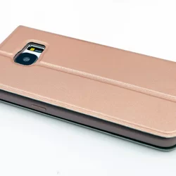 Telefontok UNIQ Rose Gold Kihajtható Tok - Samsung Galaxy S7 (8719273222447)-1