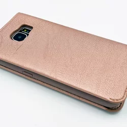 Telefontok UNIQ Rose Gold Kihajtható Tok - Samsung Galaxy S7 (8719273222591)-1