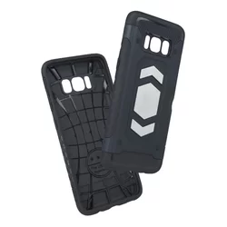 Telefontok iPhone X / XS - Defender Magnetic fekete ütésálló, mágneses hátlap tok-2
