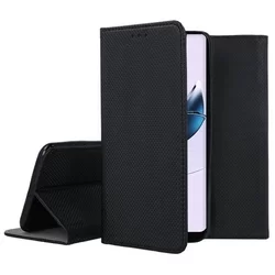 Motorola Moto G53 Telefontok - fekete mágneses szilikon keretes könyvtok-3