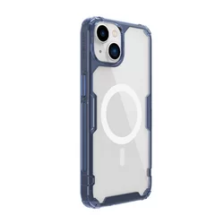 Telefontok iPhone 14 - Nillkin Nature TPU PRO kék ütésálló MagSafe kompatibilis tok-2