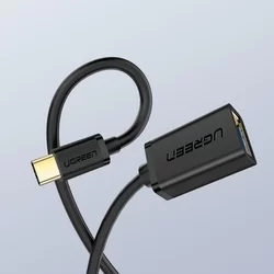 Adapter: UGreen 30701 - USB / Type-C (USB-C) adapter, fekete-1