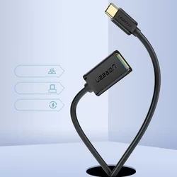 Adapter: UGreen 30701 - USB / Type-C (USB-C) adapter, fekete-2