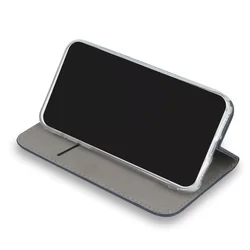 Samsung Galaxy A14 4G / LTE (A145) Telefontok - Smart Magnetic kék szilikon keretes mágneses könyvtok-3