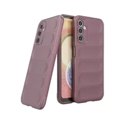 Samsung Galaxy A14 5G Telefontok - Pastel Armor - világos lila szilikon hátlap tok-3