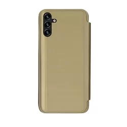 Samsung Galaxy A54 5G Telefontok - Arany Clear View Tok-1