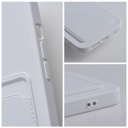 Telefontok Xiaomi Redmi 12C - Forcell Card - fehér kártyatartós szilikon hátlap tok-4
