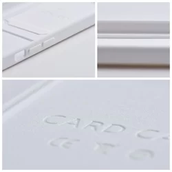 Telefontok Xiaomi Redmi 12C - Forcell Card - fehér kártyatartós szilikon hátlap tok-5