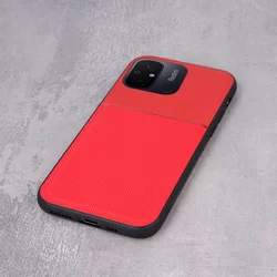 Xiaomi Redmi 12C Telefontok - Elegance piros műanyag hátlap tok szilikon kerettel-2