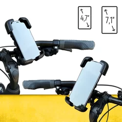 Biciklis tartó: Wozinsky - Kerékpár kormányra szerelhető telefontartó (4,7-7,1 coll)-2