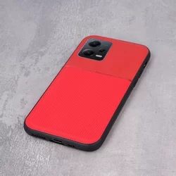 Xiaomi POCO X5 5G Telefontok - Elegance piros műanyag hátlap tok szilikon kerettel-2