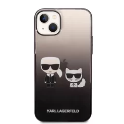 Telefontok iPhone 14 Plus - Karl Lagerfeld - K&C - fekete- átlátszó hátlap tok-5