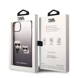 Telefontok iPhone 14 Plus - Karl Lagerfeld - K&C - fekete- átlátszó hátlap tok-6