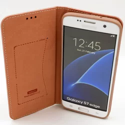Telefontok UNIQ Rose Gold Kihajtható Tok - Samsung Galaxy S7 Edge (8719273222171)-2