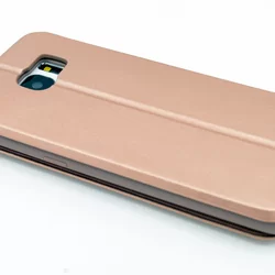 Telefontok UNIQ Rose Gold Kihajtható Tok - Samsung Galaxy S7 Edge (8719273222324)-1