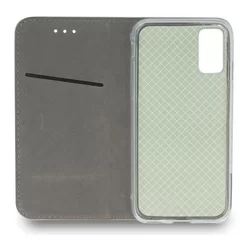 Xiaomi Redmi A2 Telefontok - Smart Magnetic burgundy szilikon keretes mágneses könyvtok-2