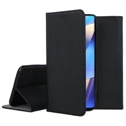 OnePlus Nord 2T 5G Telefontok - fekete mágneses szilikon keretes könyvtok-3