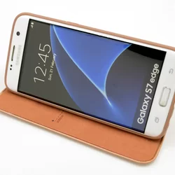 Telefontok UNIQ Rose Gold Kihajtható Tok - Samsung Galaxy S7 Edge (8719273222324)-2