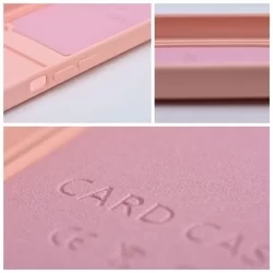 Telefontok Xiaomi Redmi Note 12 4G / LTE - Forcell Card - pink kártyatartós szilikon hátlap tok-2