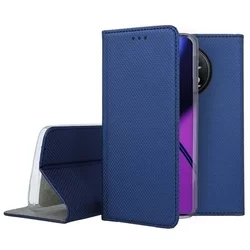 Telefontok OnePlus 11 5G - kék mágneses szilikon keretes könyvtok-3