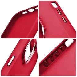 Xiaomi Redmi 12C Telefontok - Frame - magenta műanyag hátlap tok, szilikon kerettel-2