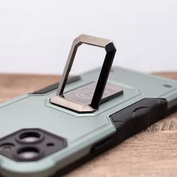 Telefontok iPhone SE (2020) - Defender Bulky - zöld ütésálló, kitámasztható hátlap tok-2