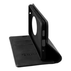 Telefontok Honor Magic5 Lite 5G - Tactical Xproof fekete szilikon keretes mágneses könyvtok-2