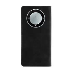 Telefontok Honor Magic5 Lite 5G - Tactical Xproof fekete szilikon keretes mágneses könyvtok-1