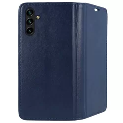 Telefontok Samsung Galaxy A24 4G / LTE - Smart Magnetic kék szilikon keretes mágneses könyvtok-1
