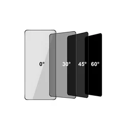 Üvegfólia Oppo A58 5G - betekintésvédő üvegfólia fekete kerettel-2