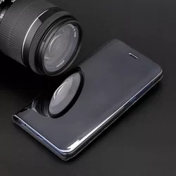 Telefontok Honor Magic5 Lite - fekete Clear View tok-3