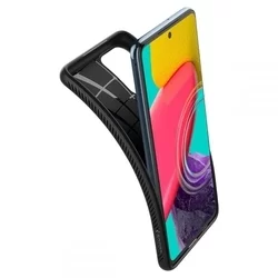 Telefontok Samsung Galaxy M33 5G - SPIGEN Liquid Air Matt Fekete tok-1
